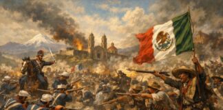 La soberanía no se delega: memoria, dignidad y destino en América Latina Paisaje mexicano con campos abiertos y montañas al fondo, símbolo de memoria histórica y soberanía nacional.