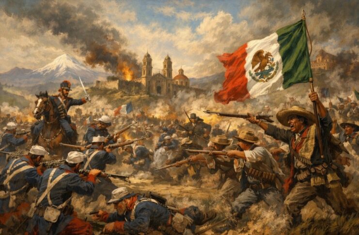 La soberanía no se delega: memoria, dignidad y destino en América Latina Paisaje mexicano con campos abiertos y montañas al fondo, símbolo de memoria histórica y soberanía nacional.